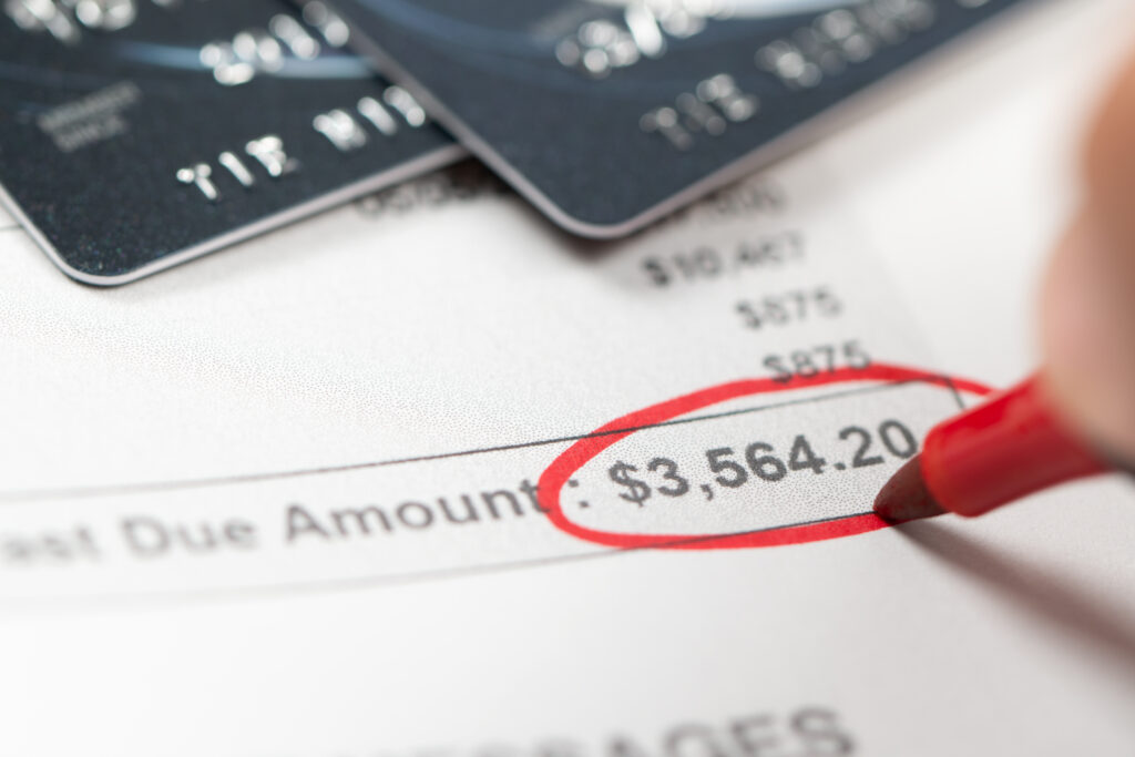 High interest slows progress even when payments are made on time