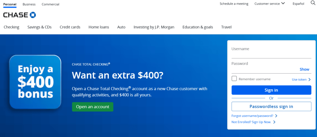 Chase Checking Accounts Ranked