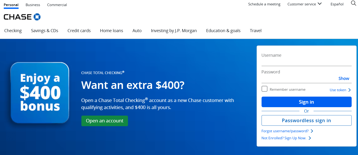 Chase Checking Accounts Ranked