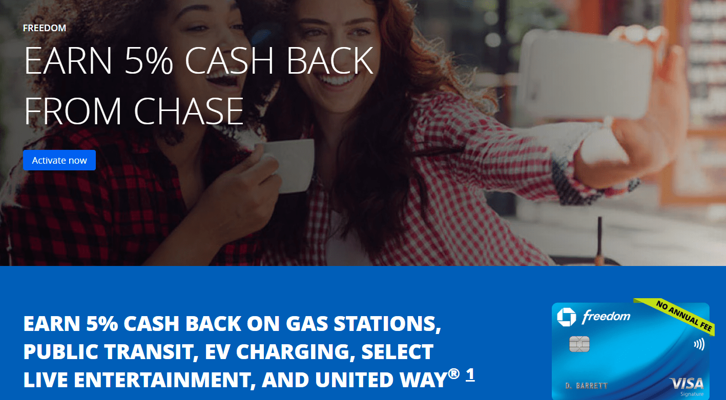 How to Activate Your 5% Cash Back Category on Chase